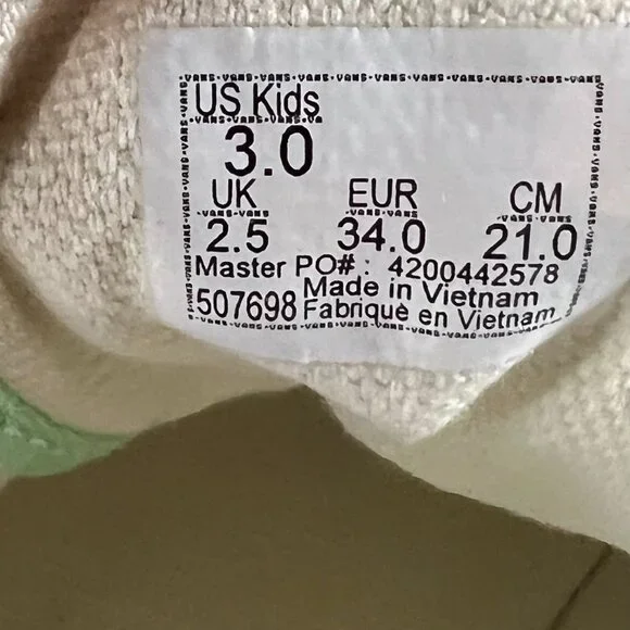 VANS Old School V Checkerboard Pistachio Green Brand  New - Picture 5 of 6